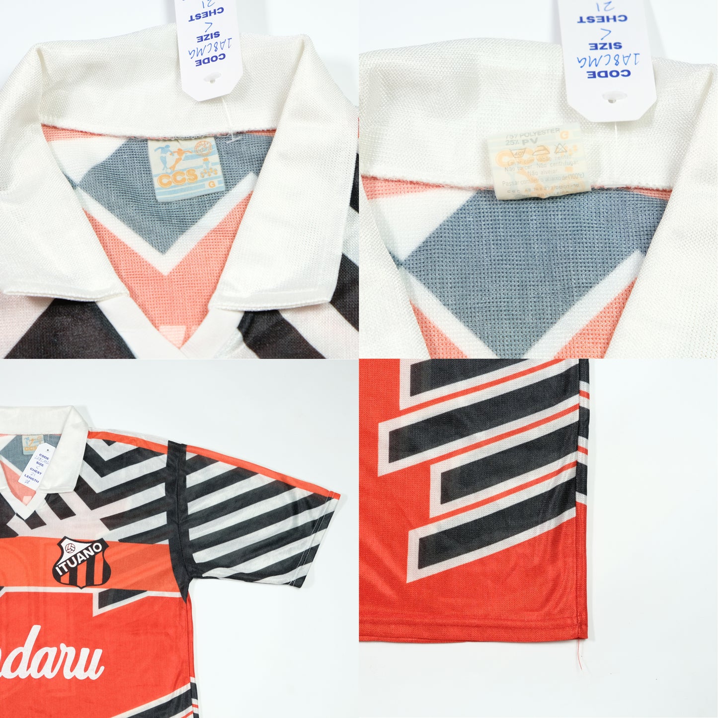 Ituano (Brazil) Original 1993 CCS Home Football Shirt Large
