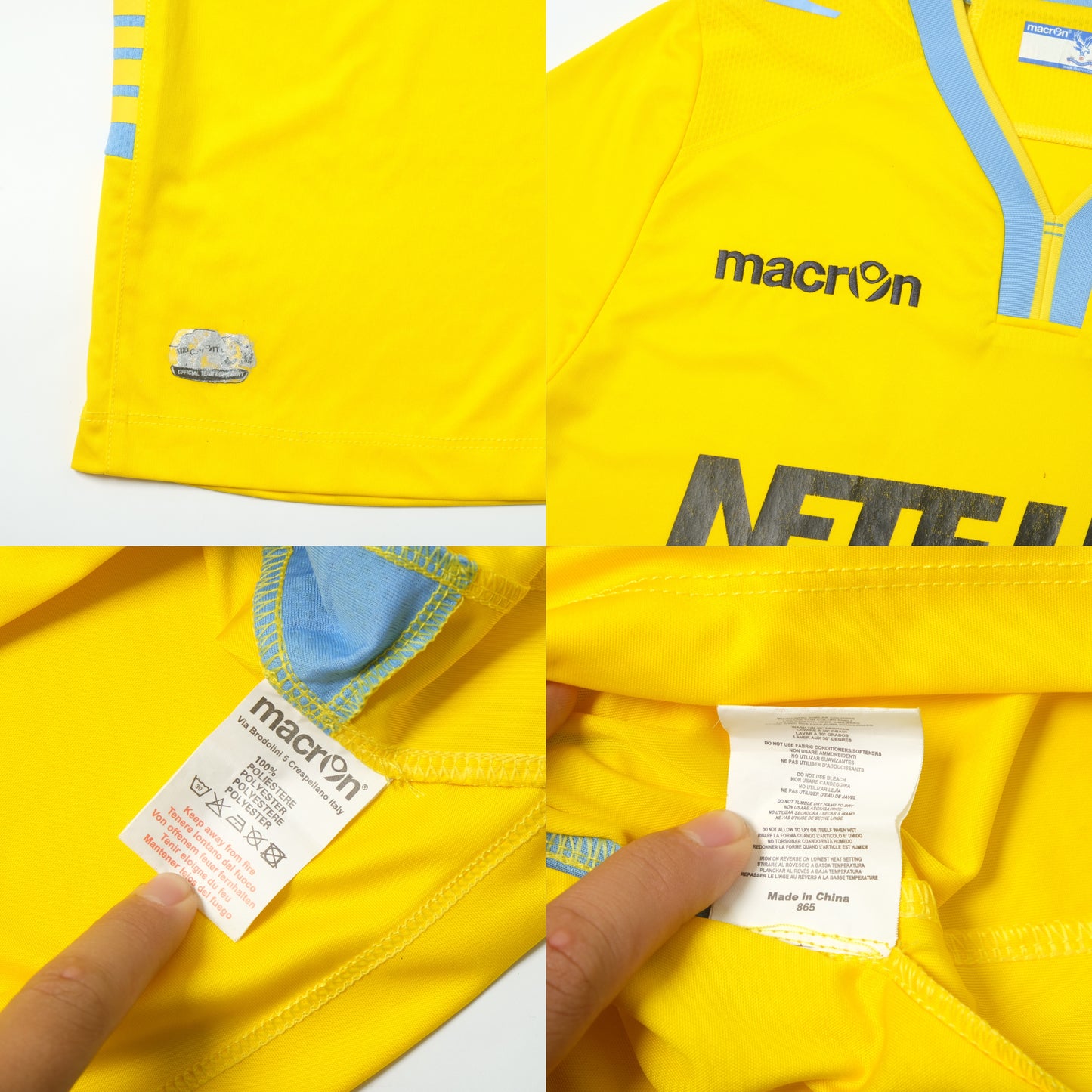 2014/15 Crystal Palace Away Shirt Macron El Camos (M/L)