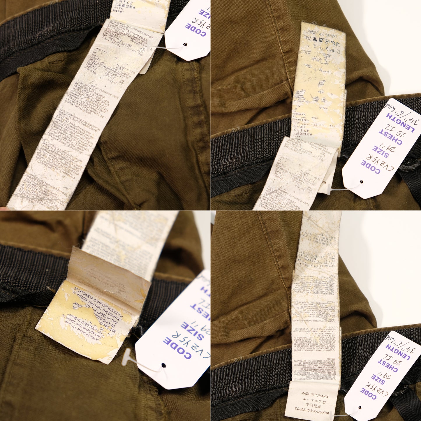 Stone Island AW 2013 Cargo Pants Trousers 29"