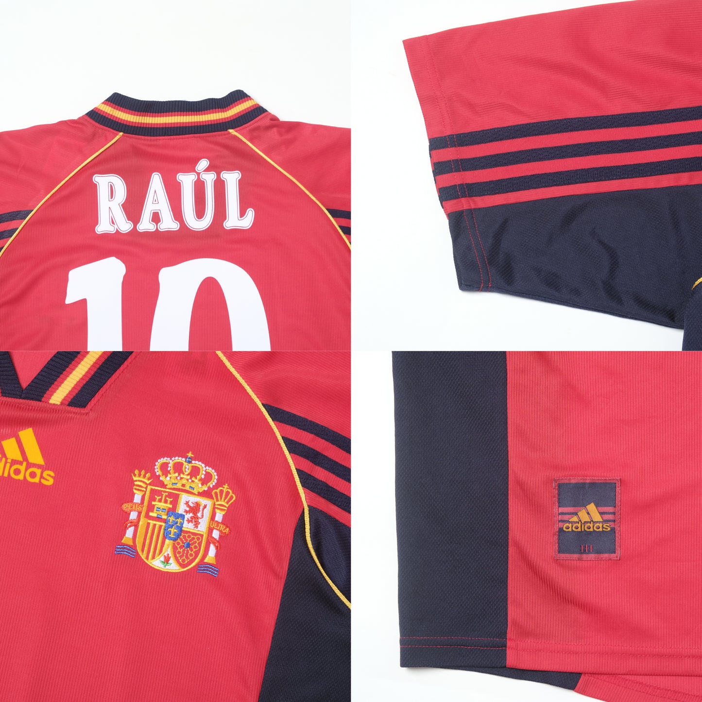1998/99 Spain Home Shirt Adidas Raul (L)