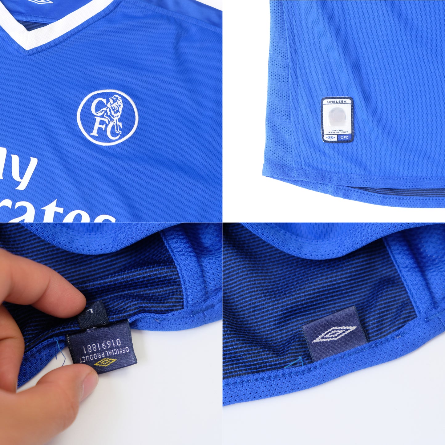 2003/05 Chelsea Home Shirt Umbro Zola (L)