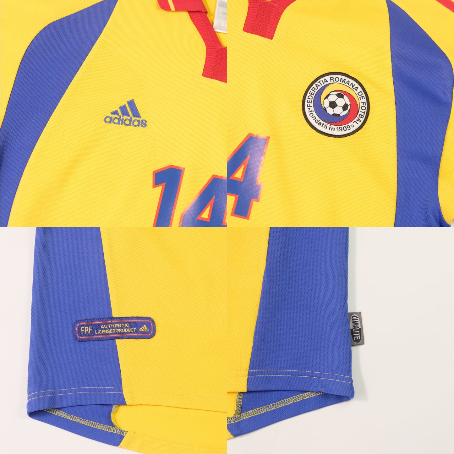 2000/02 Romania Home Shirt Adidas Petre (M)