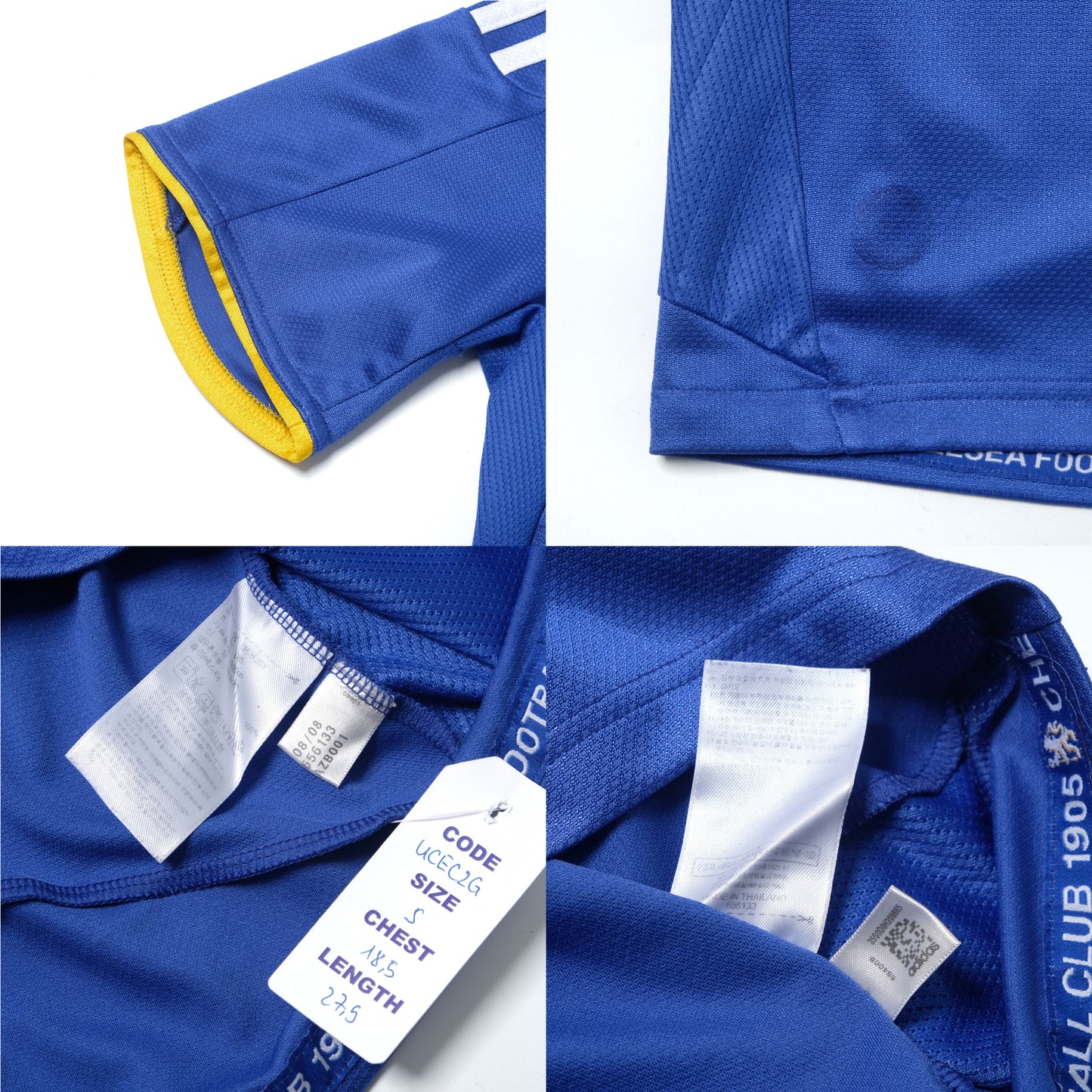 2008/09 Chelsea Home Shirt J.Cole (S)