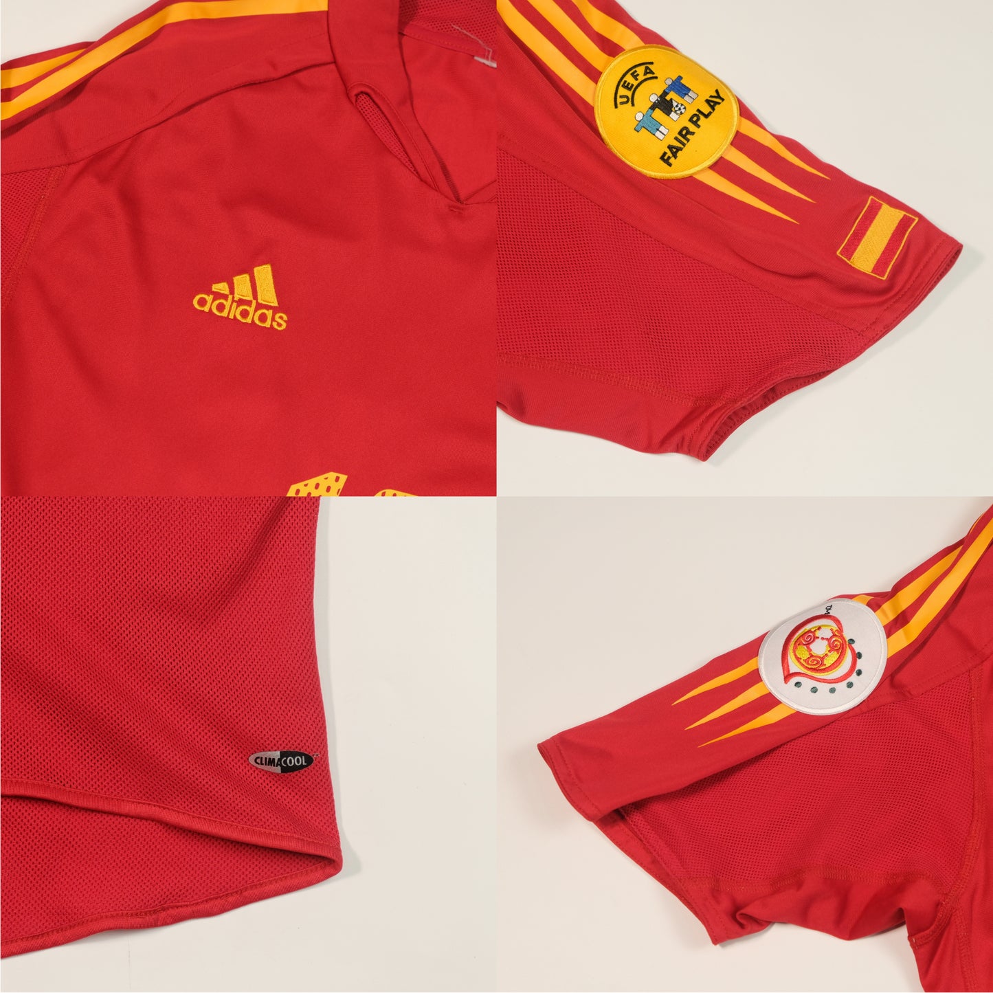 2004/06 Spain Home Shirt Adidas Morientes (M)