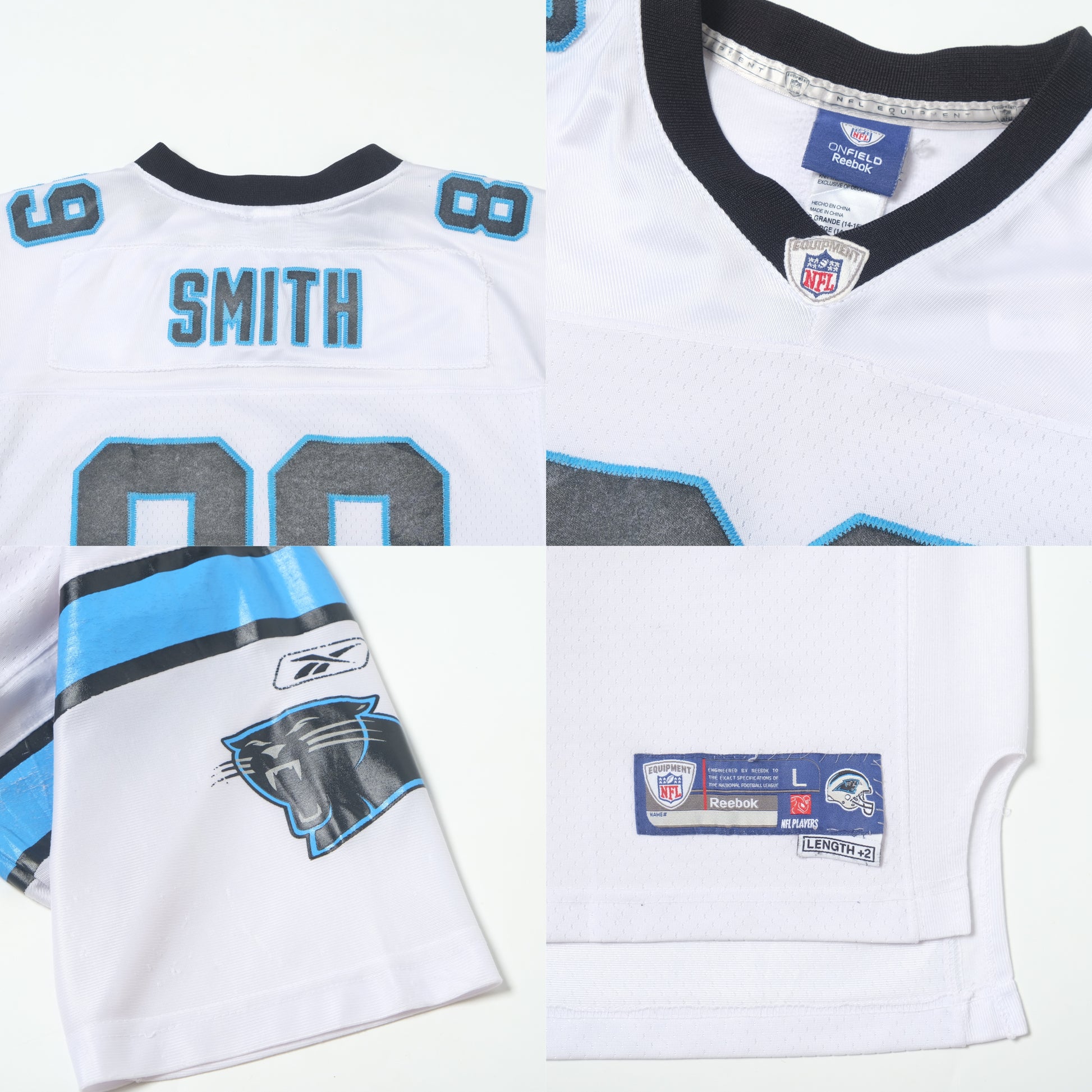 2000s Carolina Panthers NFL Jersey Smith Reebok (S)