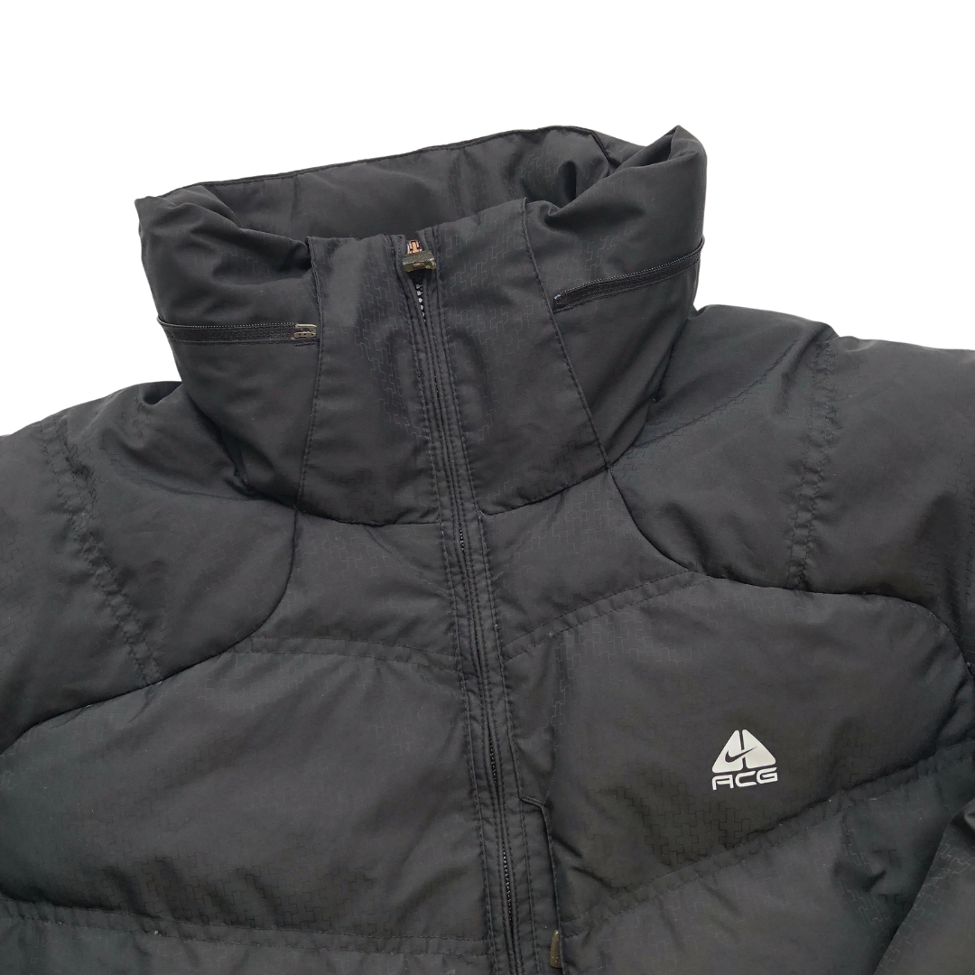 Nike ACG Vintage Black Down Puffer Jacket Large