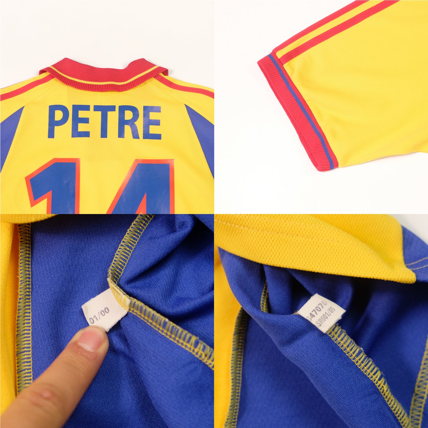 2000/02 Romania Home Shirt Adidas Petre (M)