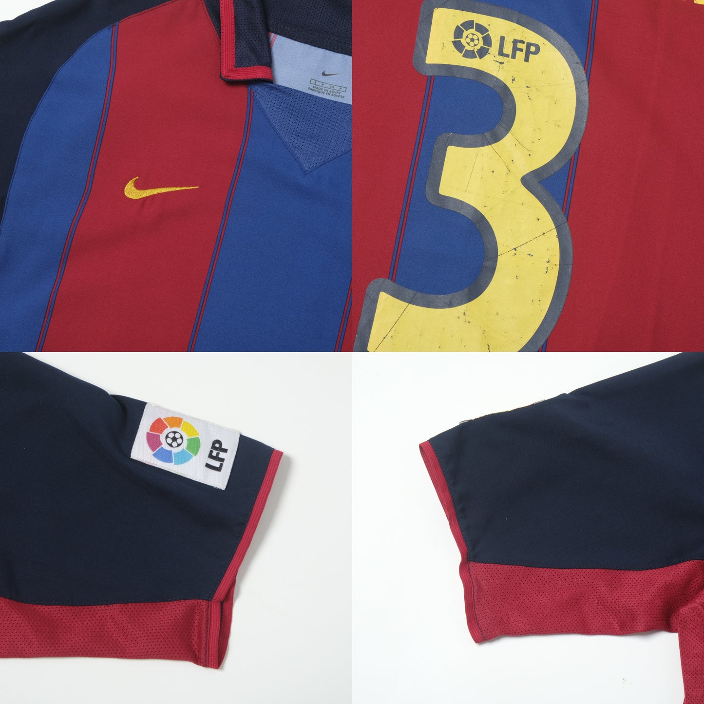 2003/04 Barcelona Home Shirt Nike De Boer (M)