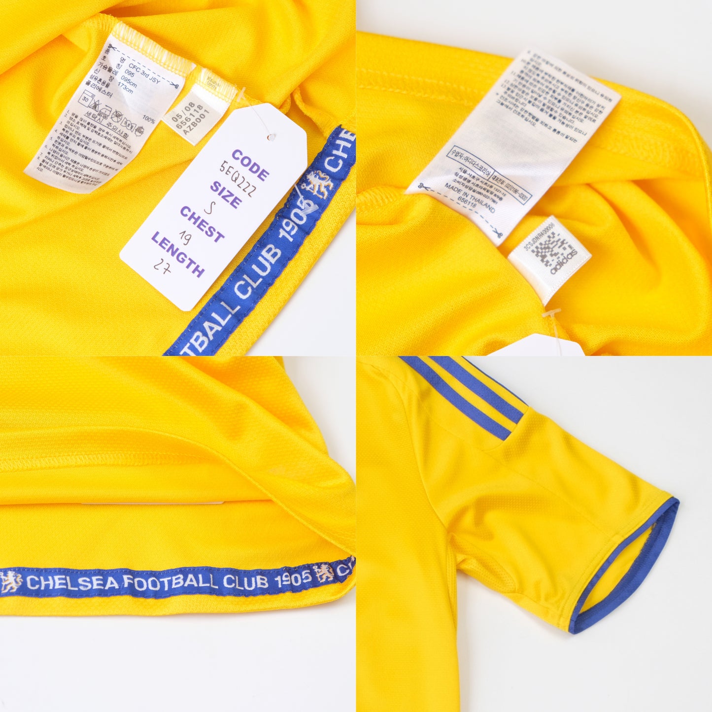 2008/09 Chelsea Third Shirt Adidas Drogba (S/M)