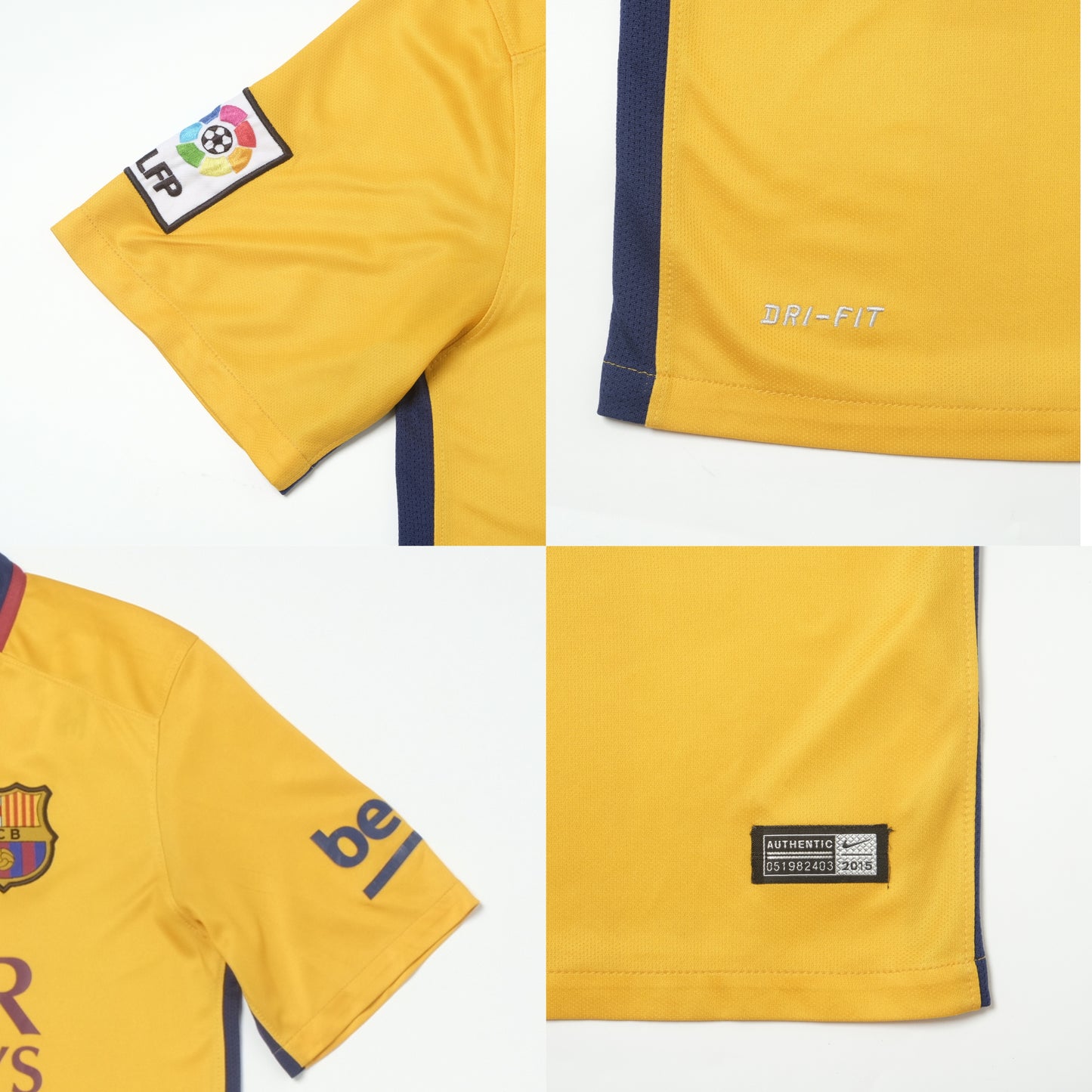 2015/16 Barcelona Away Shirt Messi Nike (S/M)