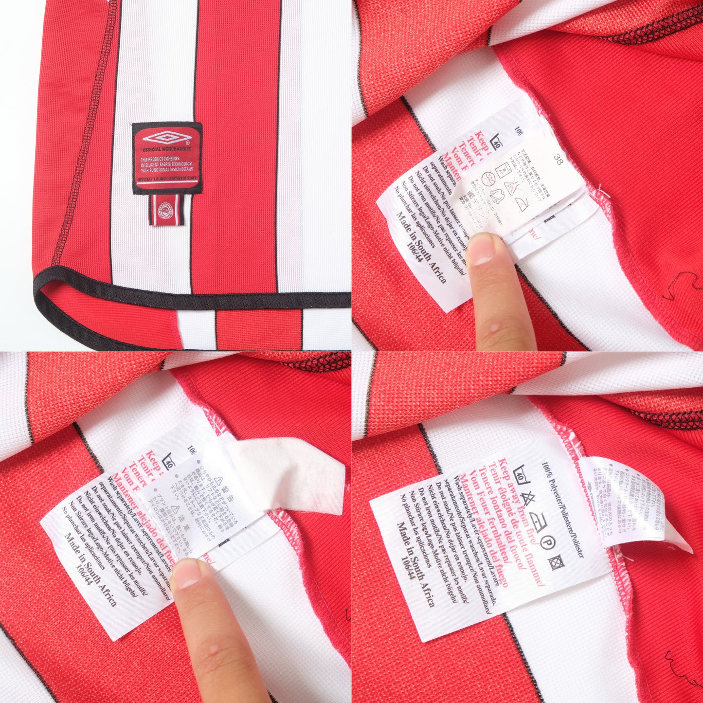 2002/03 Olympiakos Home Shirt Umbro Karembeu (M)
