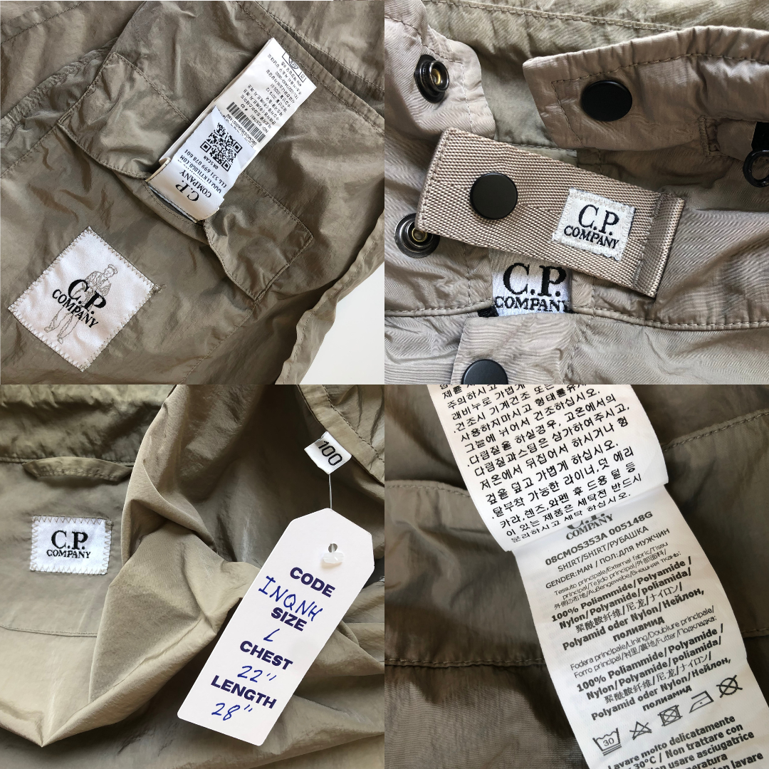 CP Company Chrome Nylon Watchviewer Jacket Large