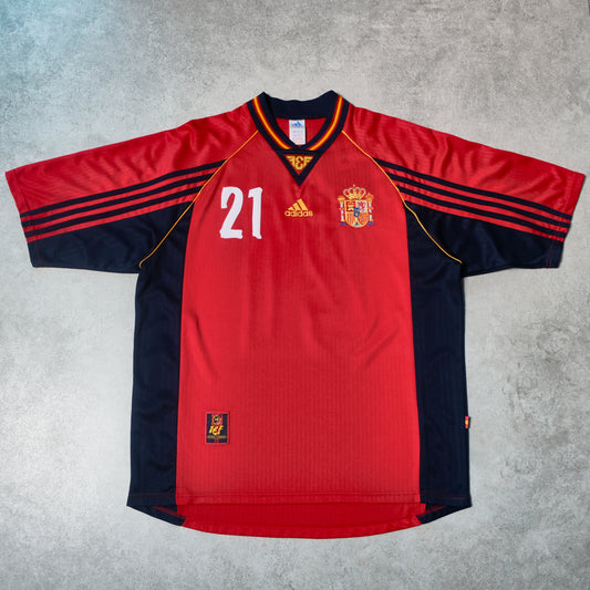 1998/99 Spain Home Shirt Adidas Luis Enrique (XL)