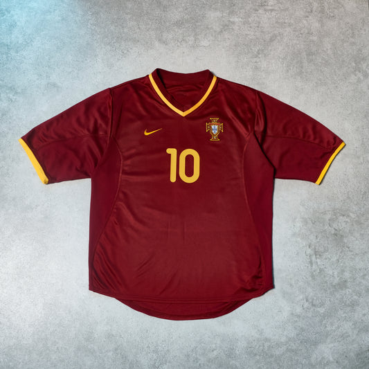 2000/02 Portugal Home Shirt Nike Rui Costa (M)