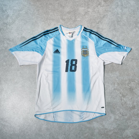 2004/05 Argentina Home Shirt Adidas Messi (M/L)