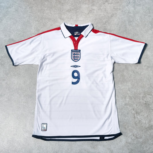 2003/05 England Home Shirt Umbro Rooney (S/M)