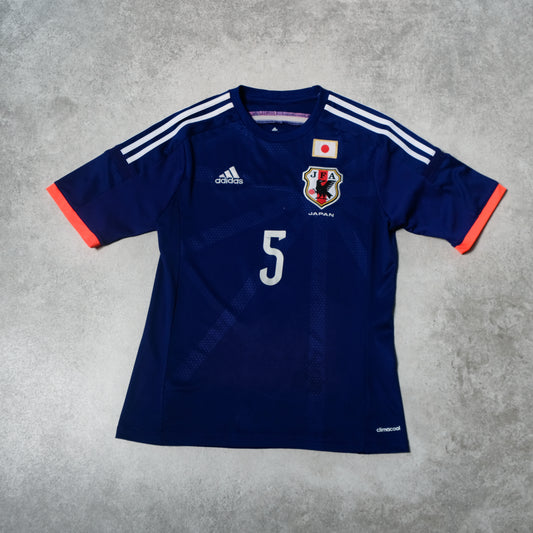 2014 Japan Home Shirt Adidas Nagatomo (M)