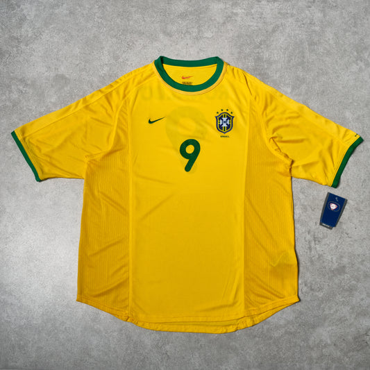 2000/02 Brazil Home Shirt Nike Ronaldo BNWT (L)