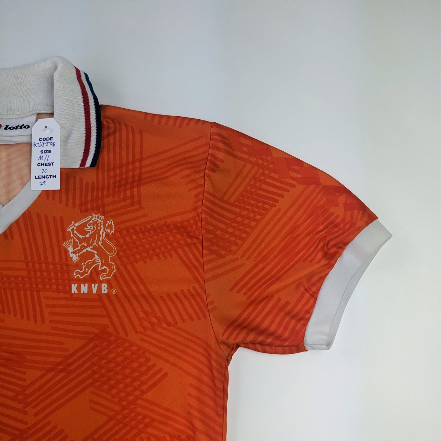Holland / Netherlands 1994/1995 Original Home Football Shirt Lotto Medium/Large