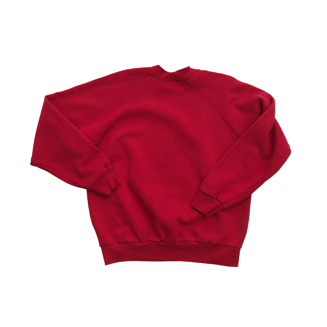 Christian Dior Sports 1990s Vintage Red Sweatshirt Medium