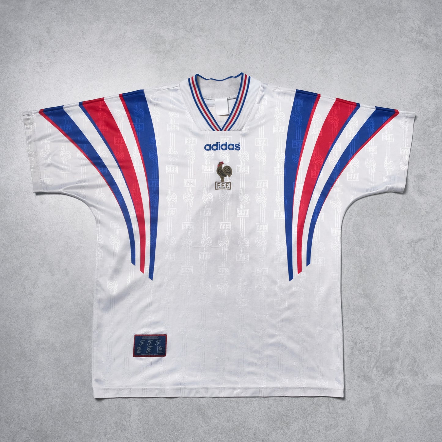 France ORIGINAL 1996/1998 Adidas Away Football Shirt X-L
