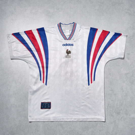 France ORIGINAL 1996/1998 Adidas Away Football Shirt X-L
