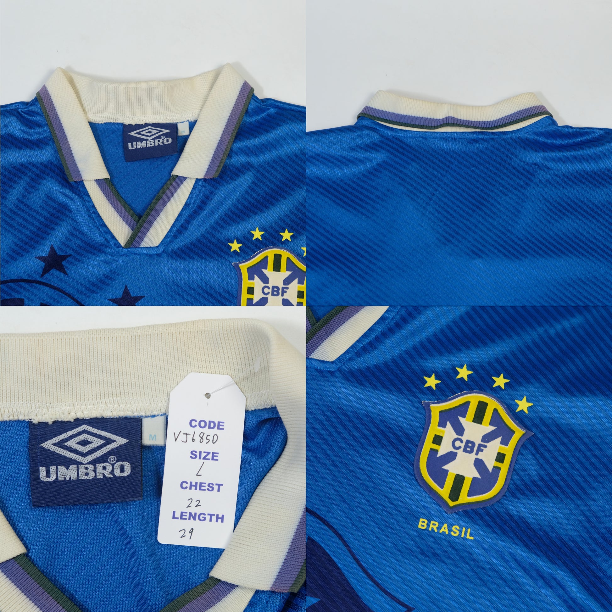 1994/97 Brazil Away Shirt Umbro (L)