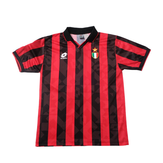 1993/94 AC Milan Home Shirt Lotto Champions League (M)