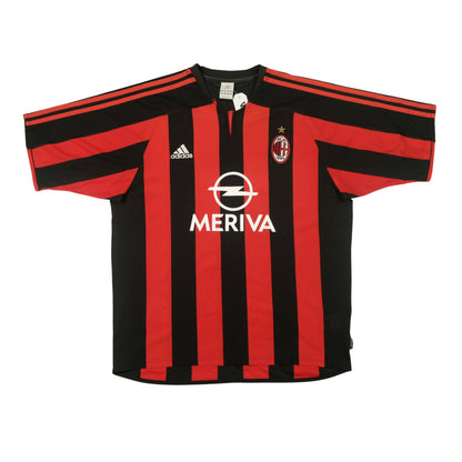 AC Milan Italy Maldini 2003/2004 Original Adidas Home Football Shirt (L)