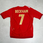 2006/08 England Away Shirt Umbro Beckham (L)
