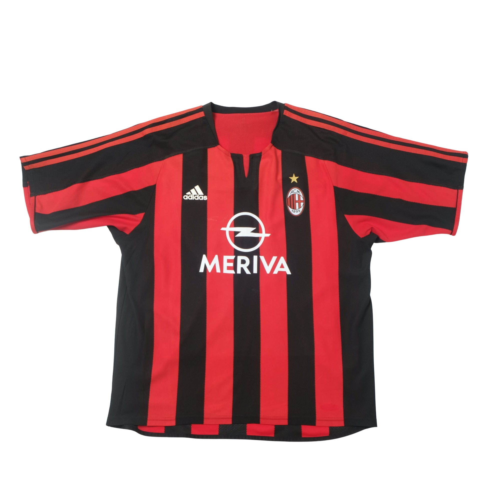 2003/04 AC Milan Home Shirt Adidas Kaka (XL)