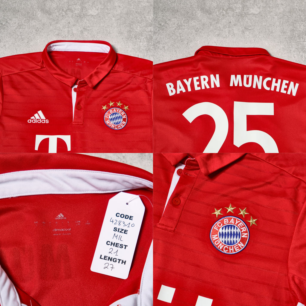 2016/17 Bayern Munich Home Shirt Adidas Muller (M/L)