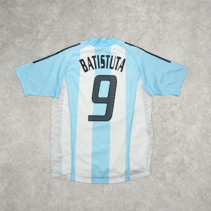 2002/04 Argentina Home Shirt Adidas Batistuta (M)