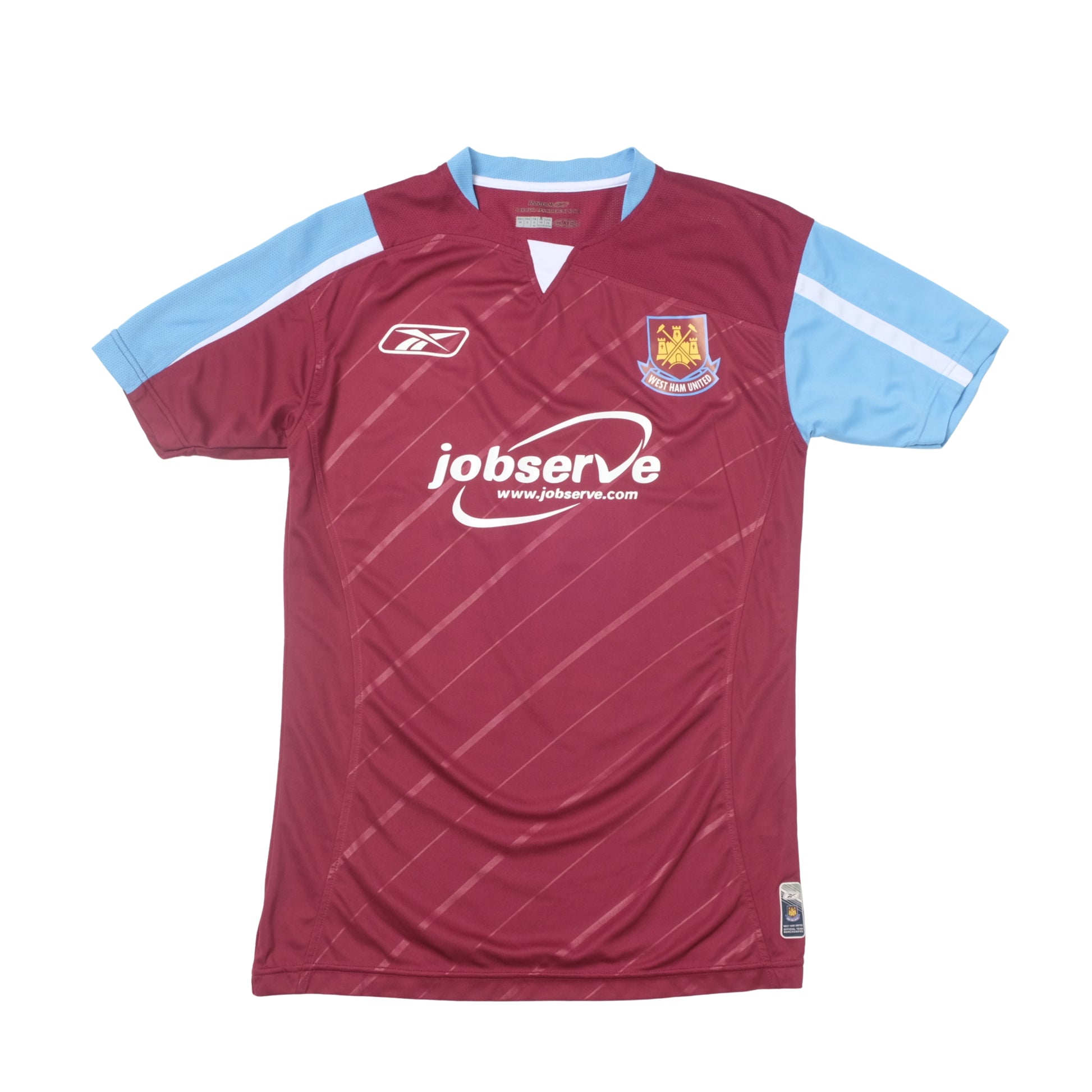 2005/07 West Ham Home Shirt Reebok Tevez (S)