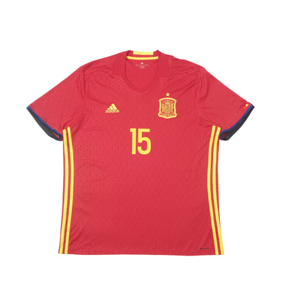 2016/17 Spain Home Shirt Adidas Ramos (L/XL)