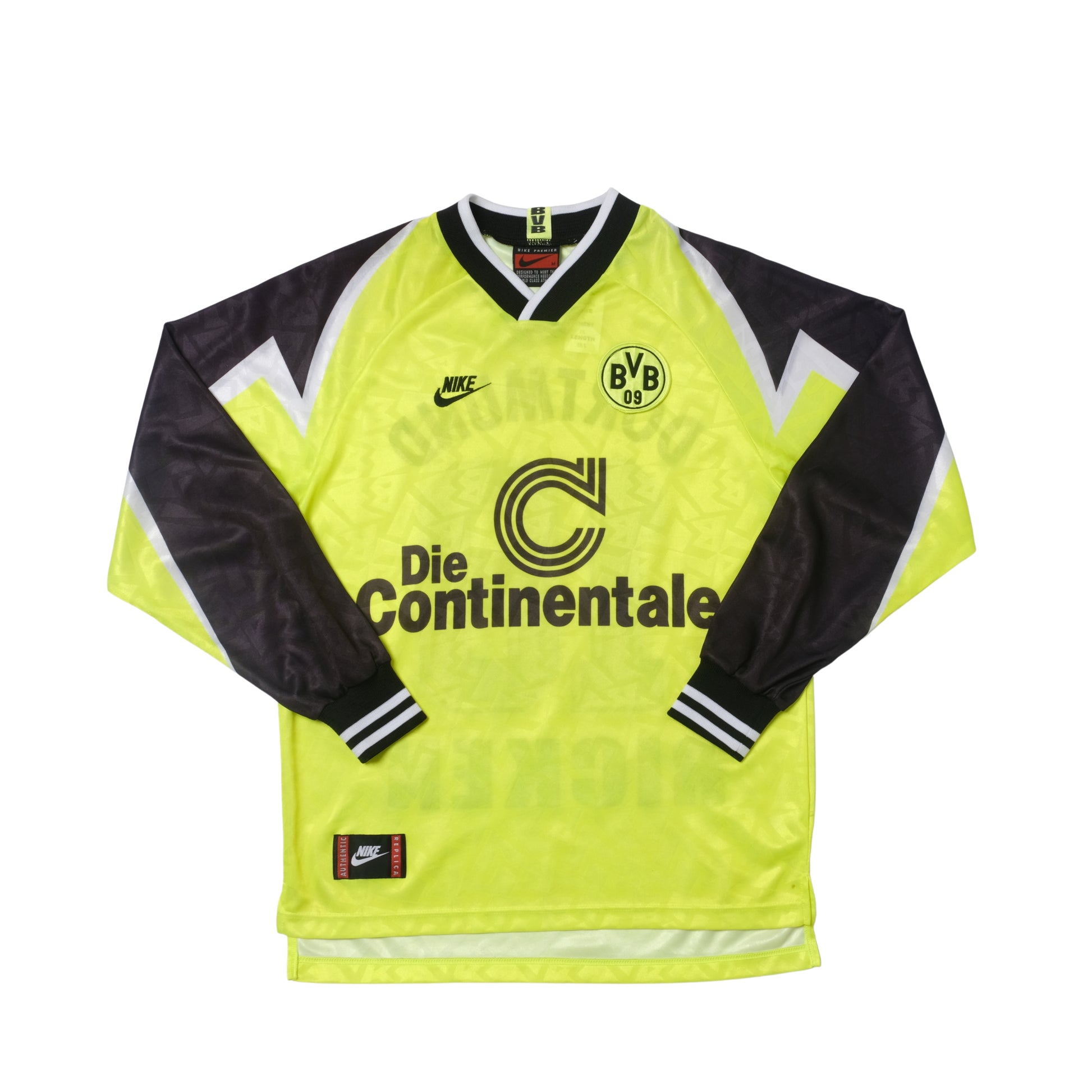 1995/96 Borussia Dortmund Nike Home Shirt Ricken (L)