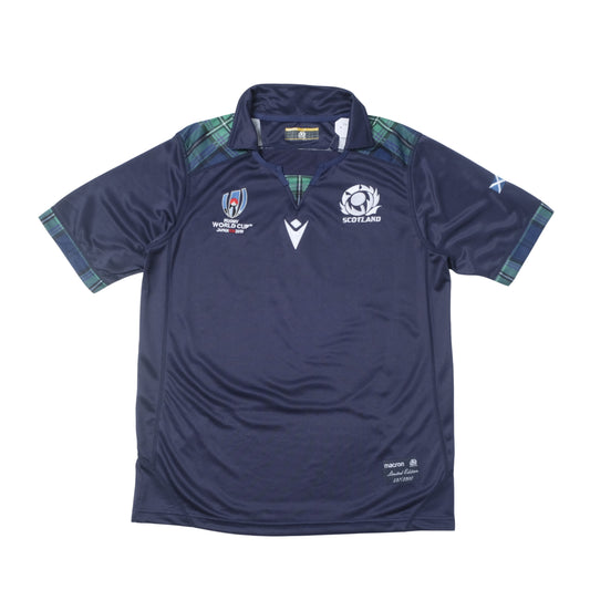 2019 Scotland World Cup Limited Edition Rugby Shirt Macron (M)
