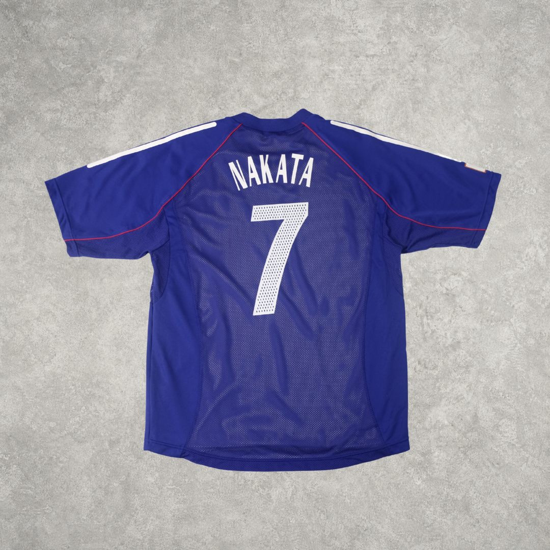 2002/04 Japan Home Shirt Adidas Nakata Player Issue (M)