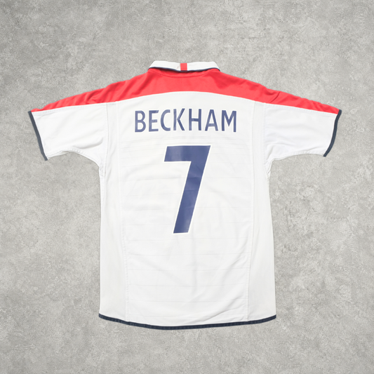 2003/05 England Home Shirt Umbro Beckham (L/XL)