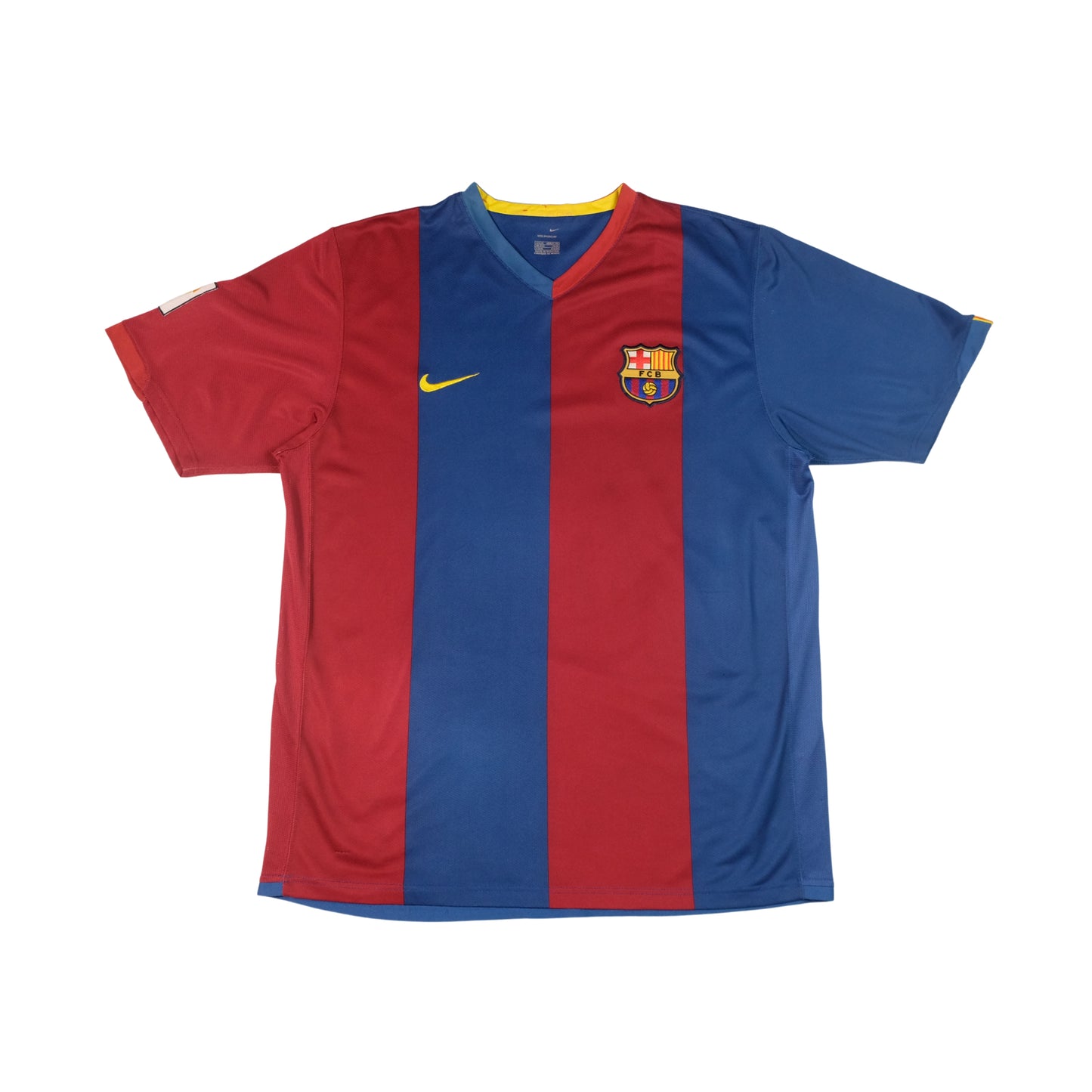 2006/07 Barcelona Home Shirt Ronaldinho Nike (L/XL)