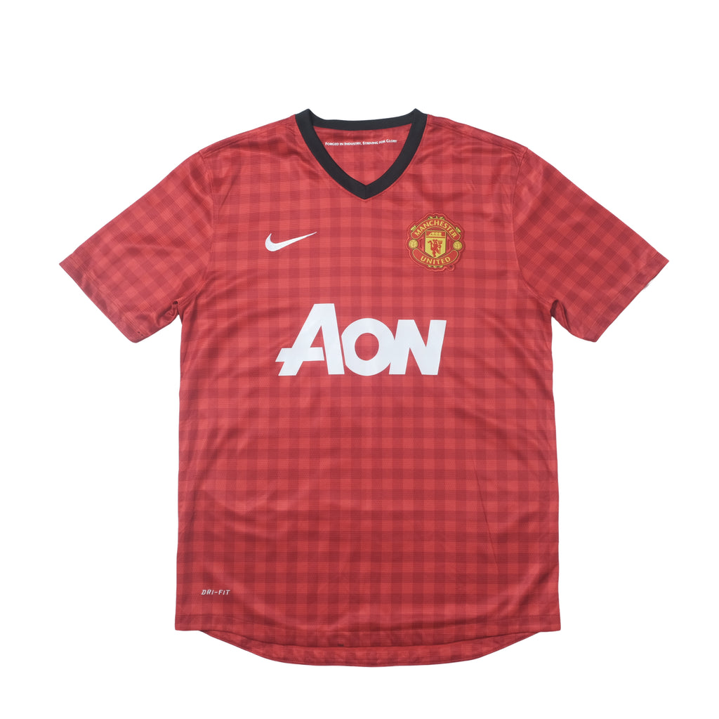 2012/13 Manchester United Home Shirt Nike Jones (M)