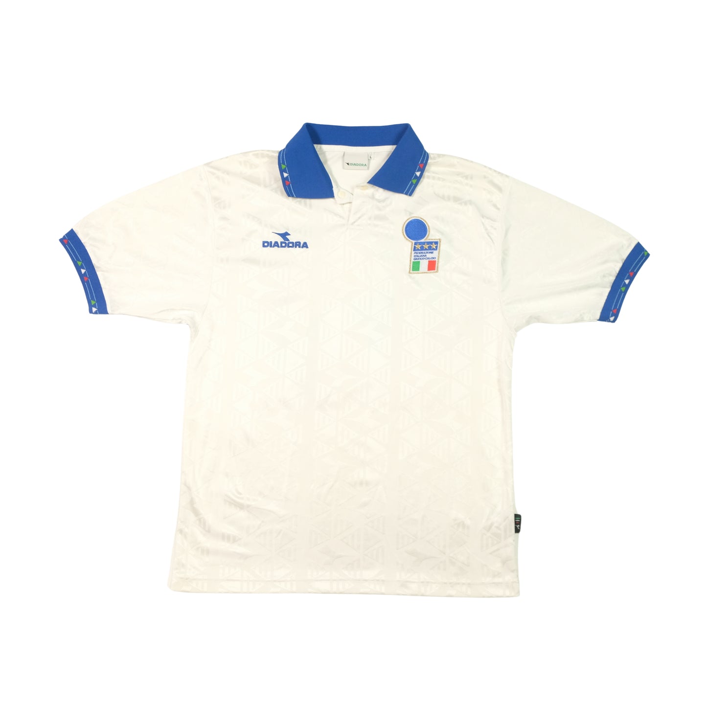 Italy 1992/1993 Diadora Original Away Football Shirt Large