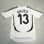 2006s Germany Home Shirt Adidas Ballack (L)