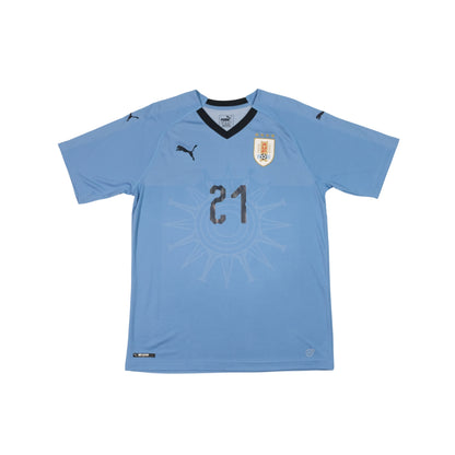 2018 Uruguay Home Shirt Puma Cavani (L)