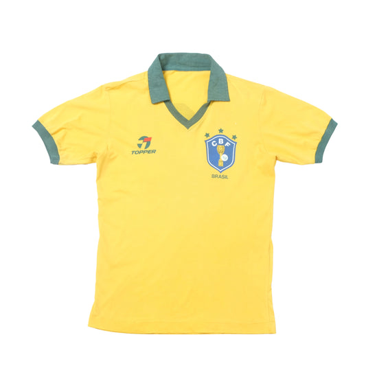 1986/88 Brazil Home Shirt Topper (S) 