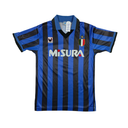 Inter Milan Italy Uhlsport Original 1989/1990 Home Football Shirt Medium