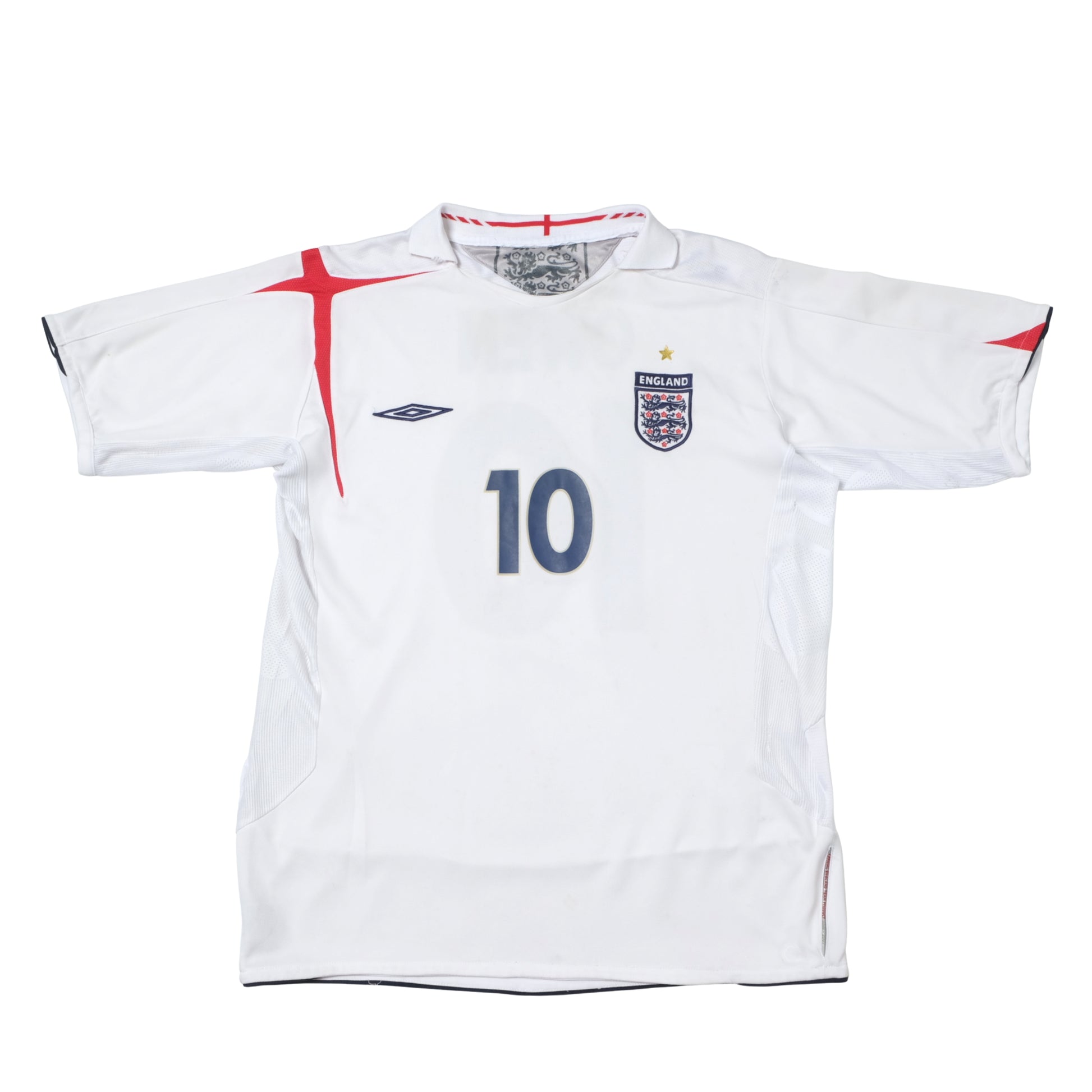 2006/08 England Home Shirt Umbro Owen (L)