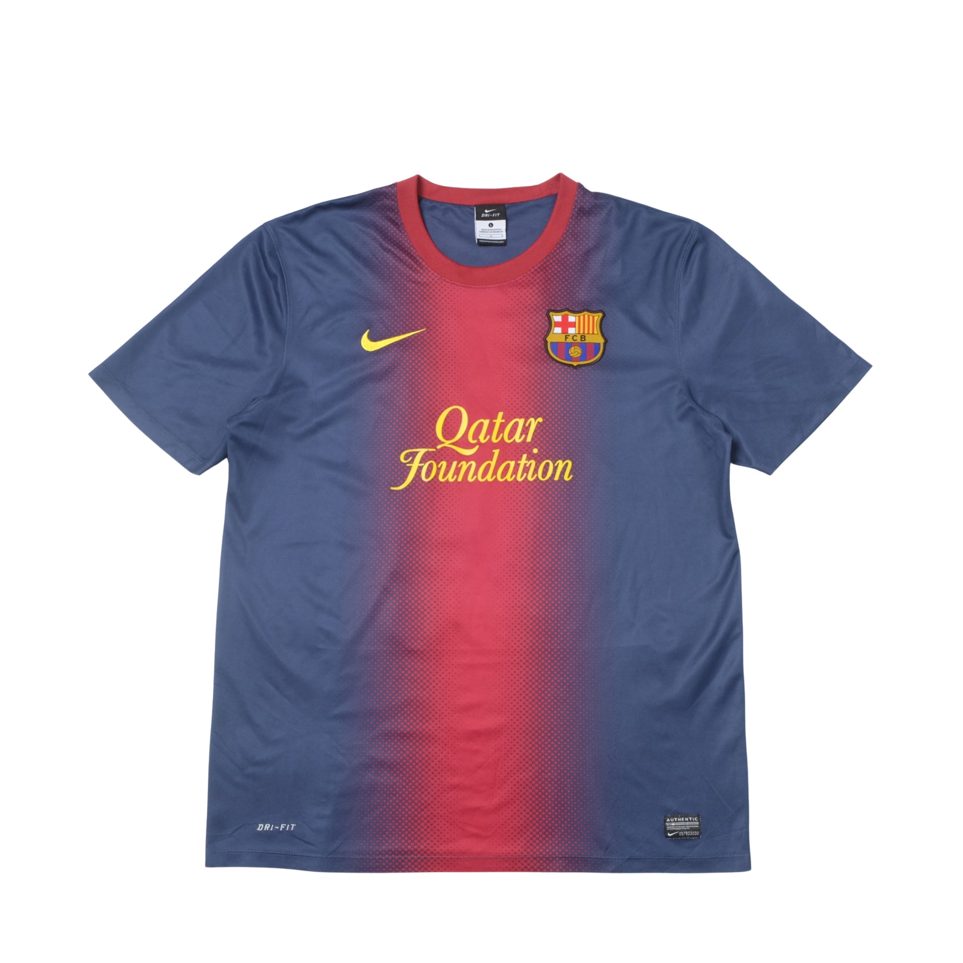 2012/13 Barcelona Home Shirt Nike Messi (L/XL)