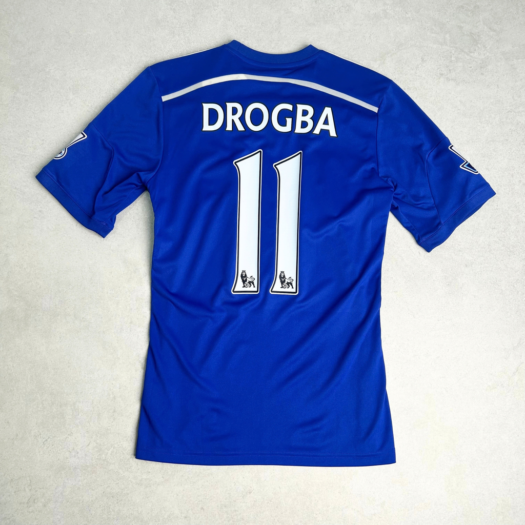 2014/15 Chelsea Home Shirt Adidas Drogba (S)