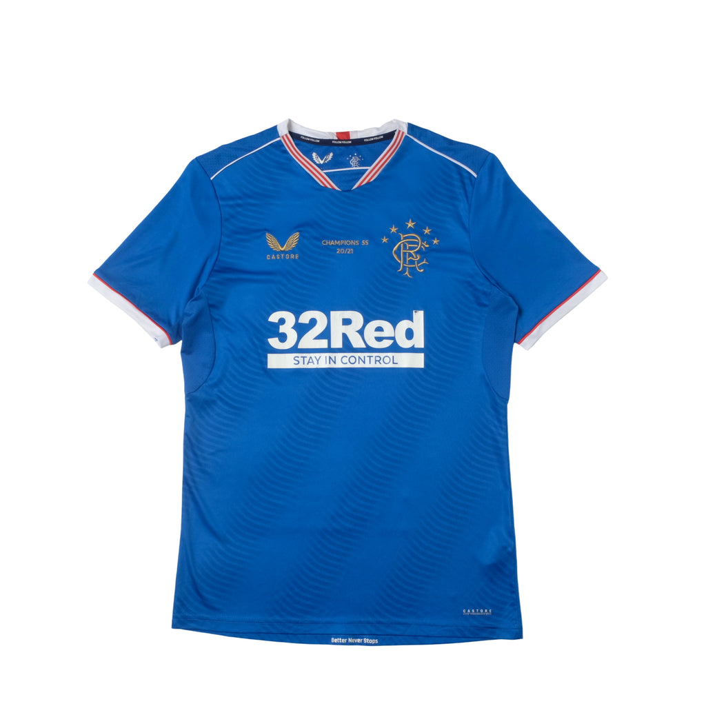 2020/21 Rangers Champions Shirt Castore (M/L)